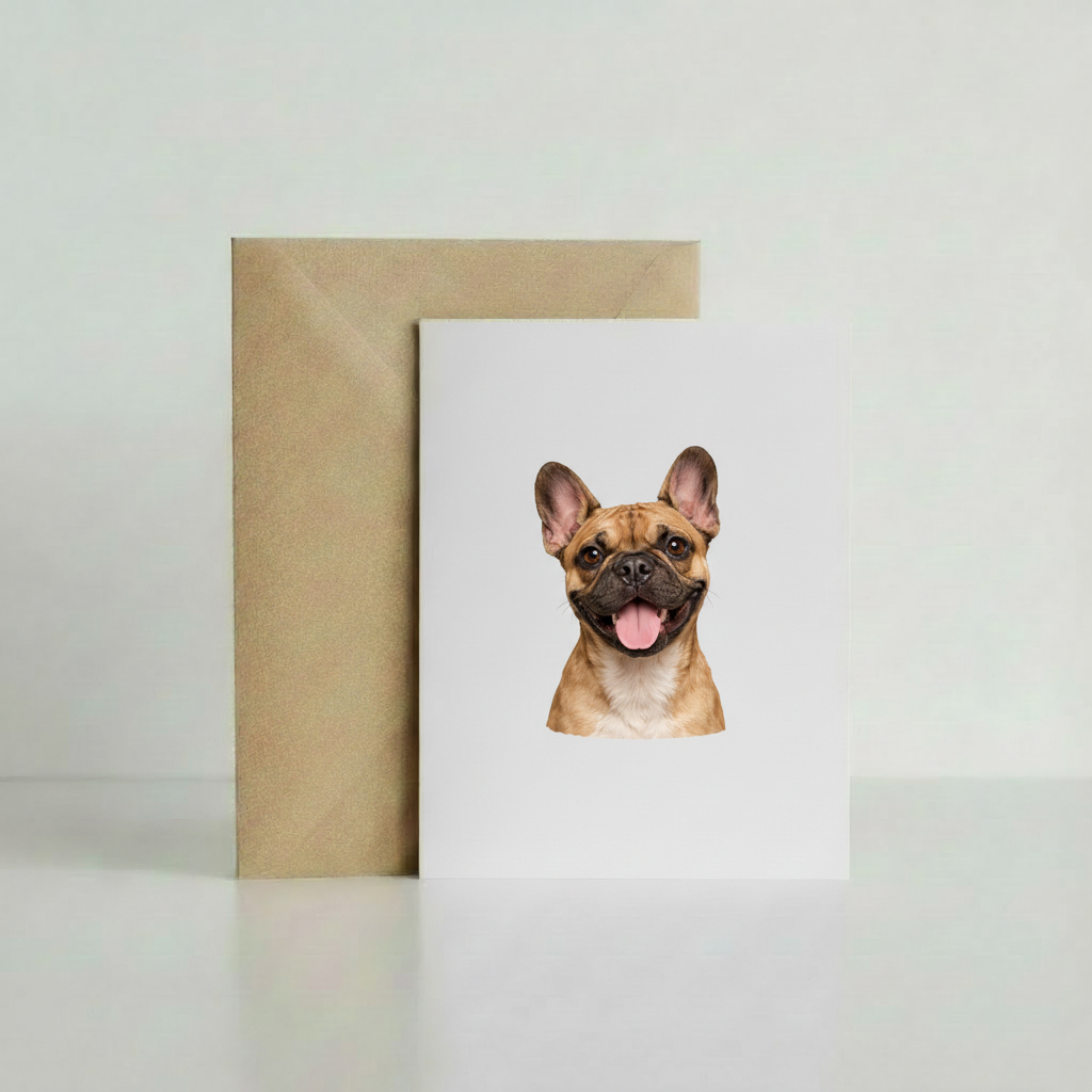 French Bulldog Greeting Card