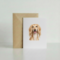 Saluki Greeting Card