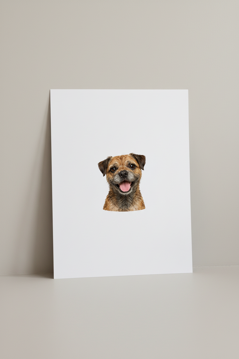 Border Terrier A4 Print