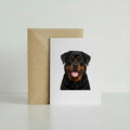 Rottweiler Greeting Card