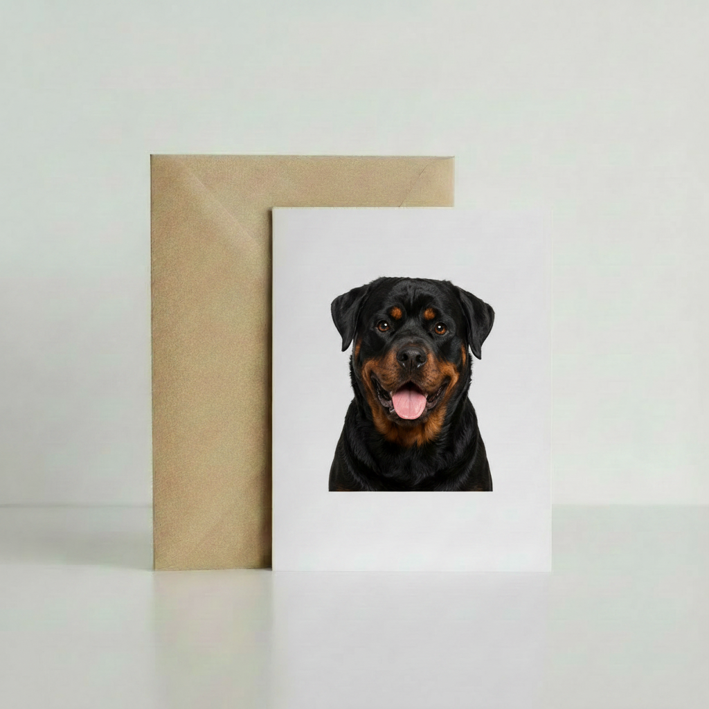 Rottweiler Greeting Card
