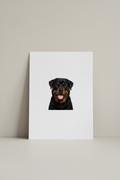 Rottweiler A4 Print