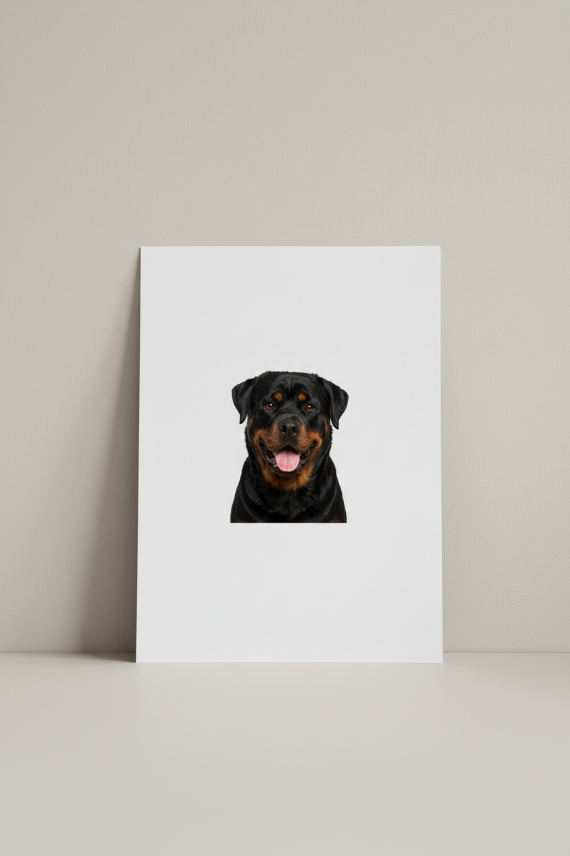 Rottweiler A4 Print