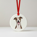 Greyhound Ceramic Hanging Decoration mockup